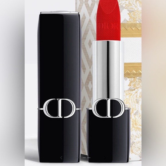 Absolutely gorgeous authentic red colors limited edition Dior 3 lipsticks set. - Picture 5 of 11